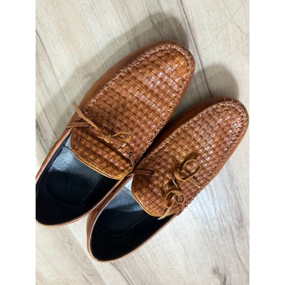 Zanzara Dalia woven loafer brown